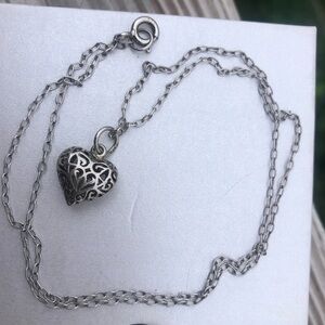 Sterling Silver Heart Necklace